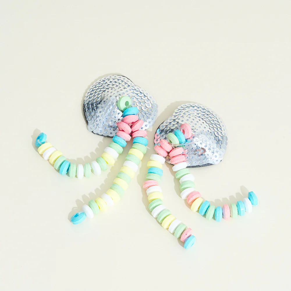 Cache-tétons coeur en bonbon - Image 2