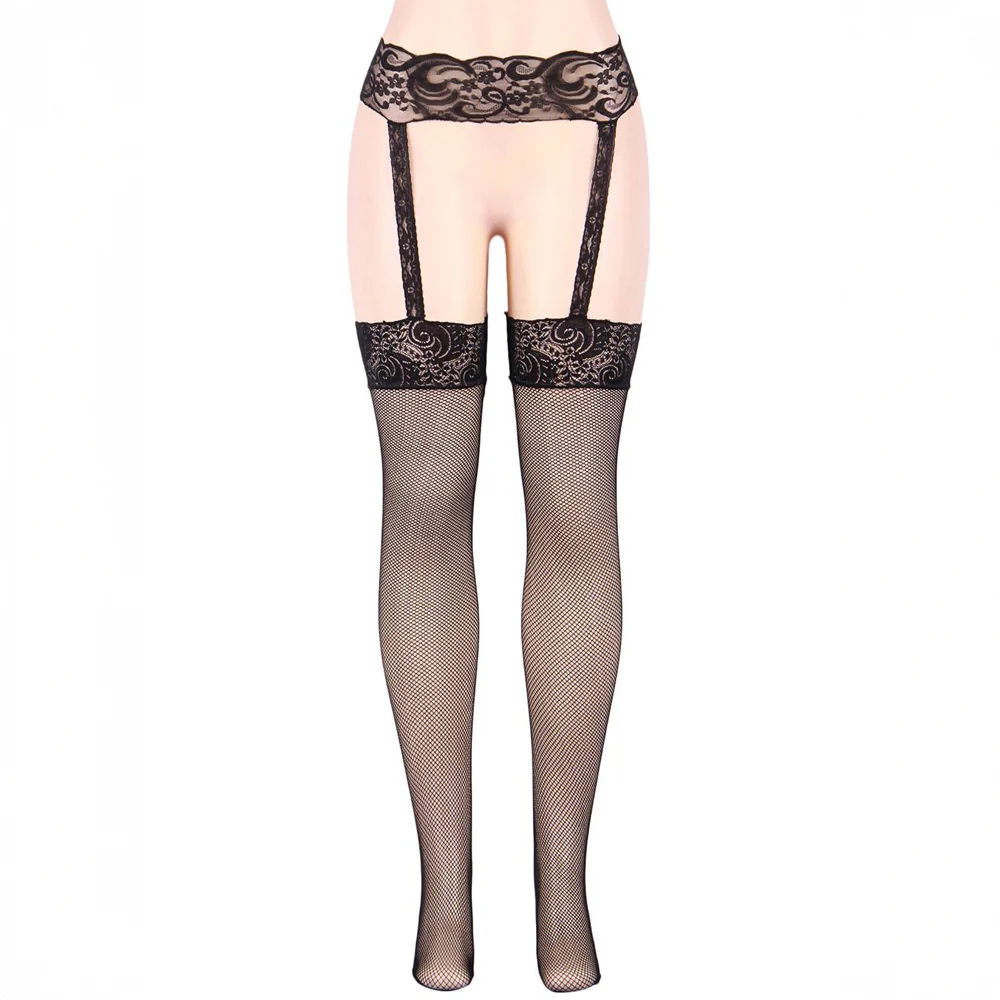 Collants porte-jarretelles résille Aria OhYeah - Image 2