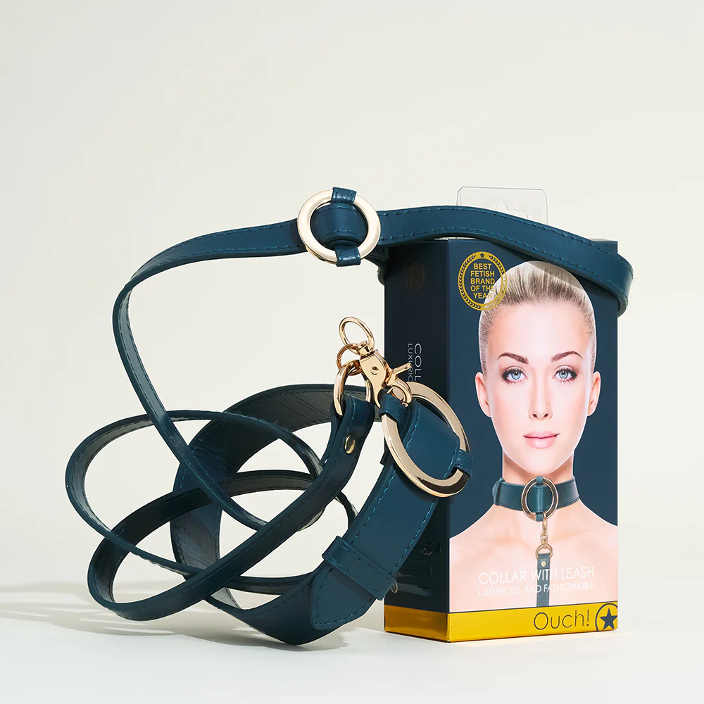 Collier et laisse Halo de Ouch !