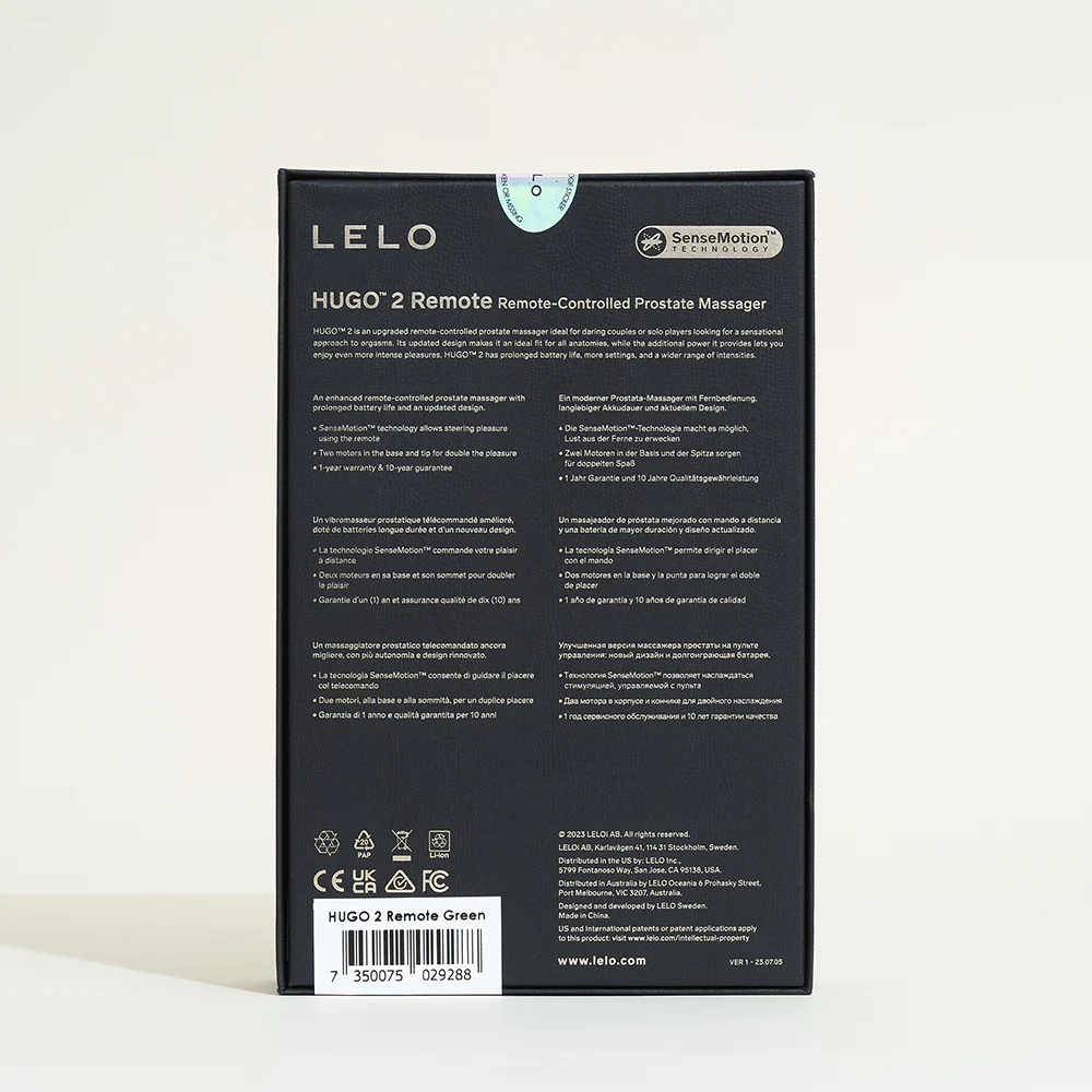 Stimulateur prostatique Hugo 2 Remote de Lelo - Image 10