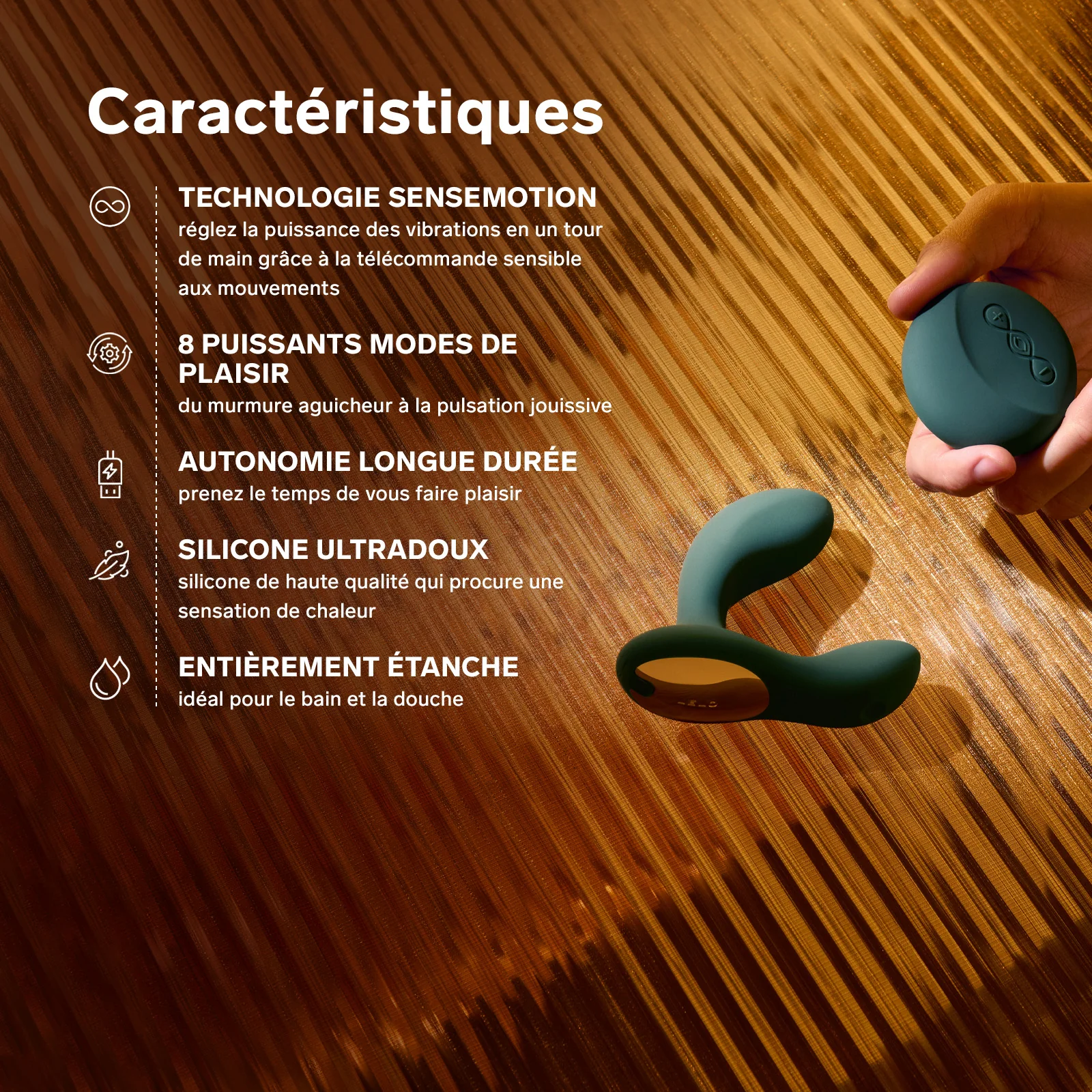 Stimulateur prostatique Hugo 2 Remote de Lelo - Image 15